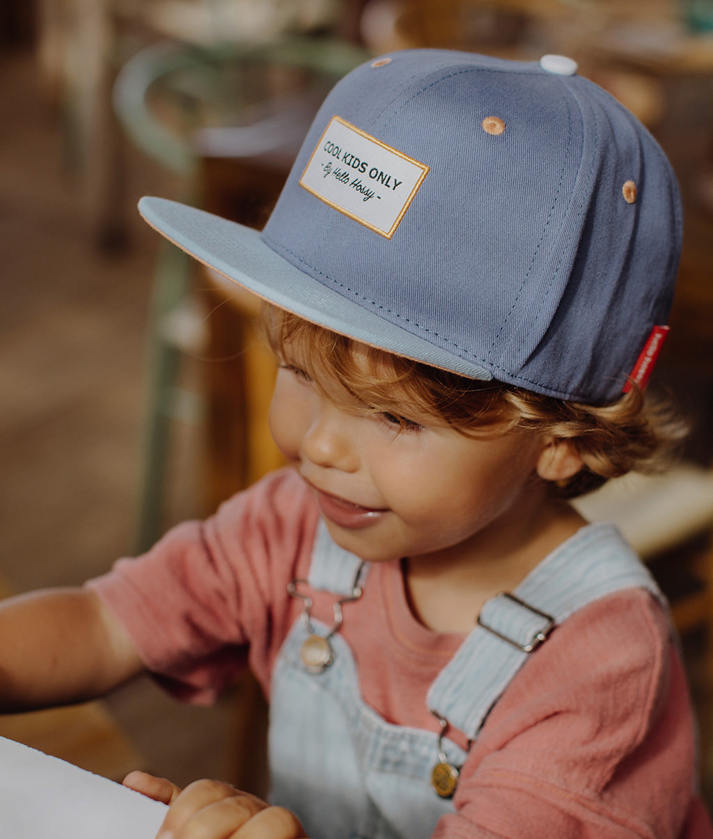 Casquette Enfants Mini Malo, visière plate, 100% coton biologique, certifiée Oeko-Tex, dès 9 mois, Cool Kids Only !