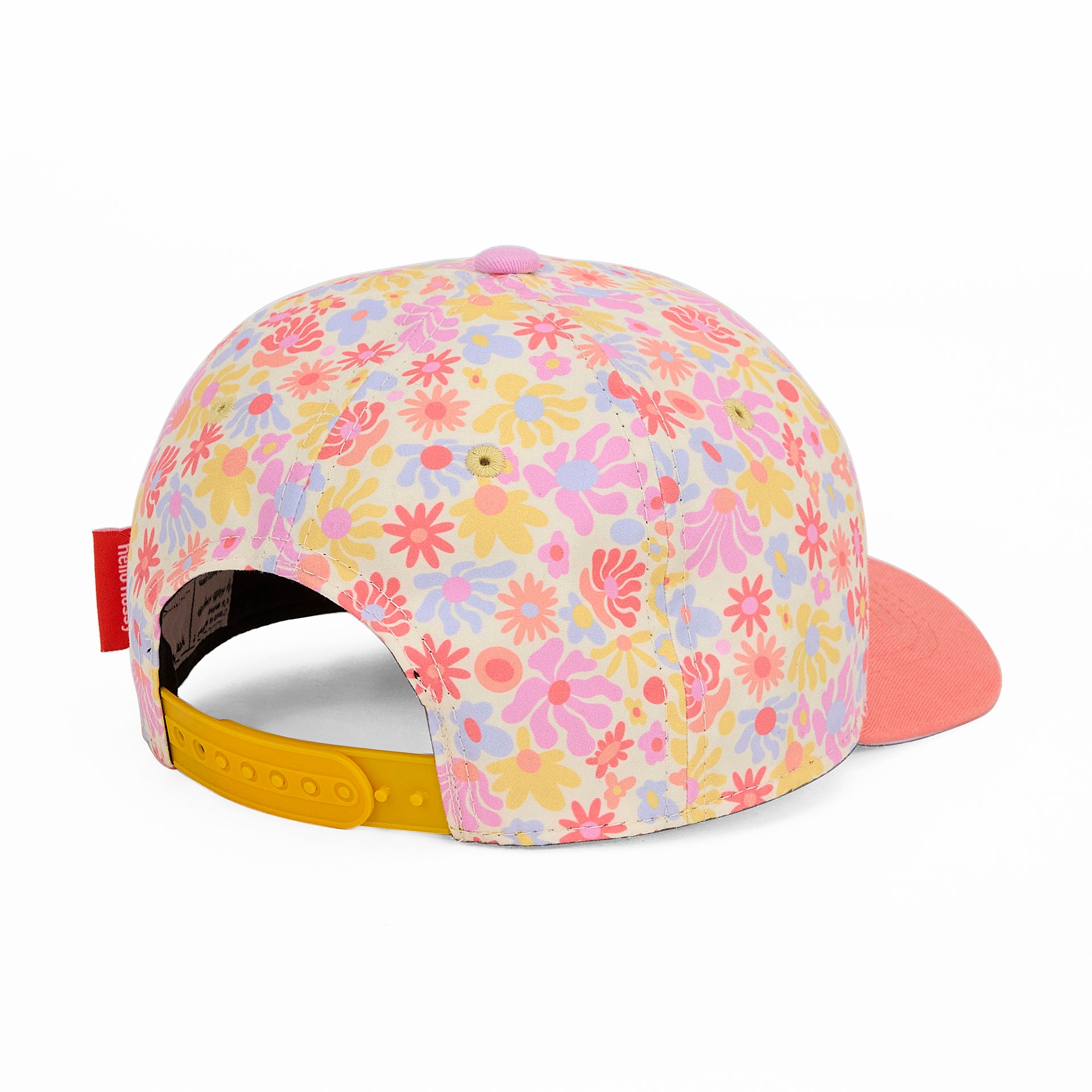 Casquette Enfants Retro Flowers, visière courbée, éco-responsable, certifiée Oeko-Tex, dès 9 mois, Cool Kids Only !