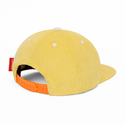 Casquette Enfants Mini Citrus, visière plate, velours, certifiée Oeko-Tex, dès 9 mois, Cool Kids Only !