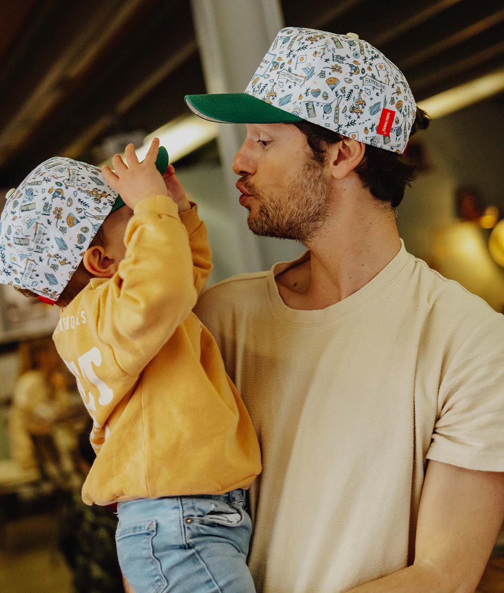 Casquette Parents-Enfants Japan, visière courbée, éco-responsable, matchy-matchy, dès 9 mois, Cool Kids Only !