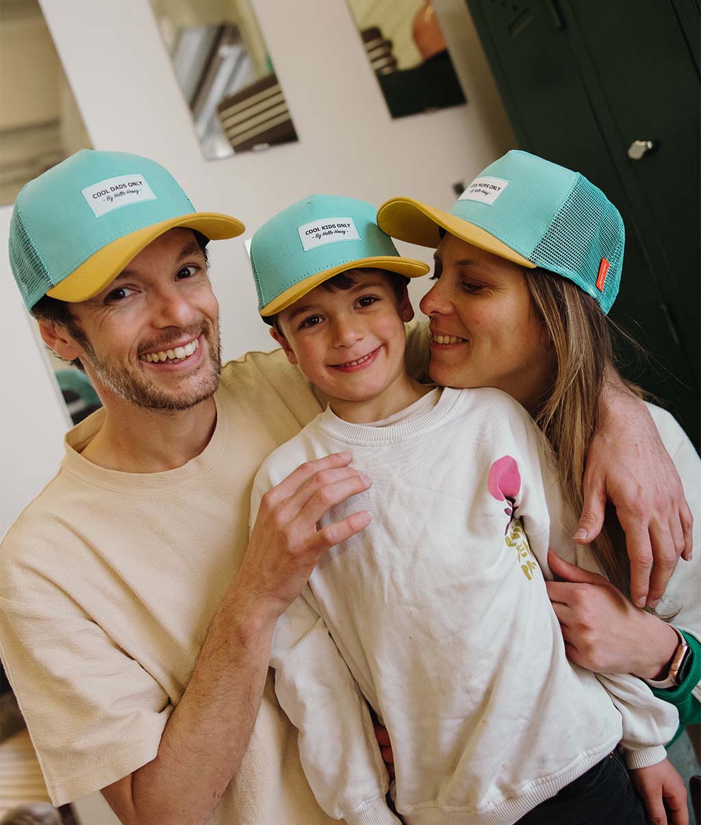 Casquette Parents-Enfants Mini Agave, style Trucker, matchy-matchy, éco-responsable, dès 9 mois, Cool Kids Only !