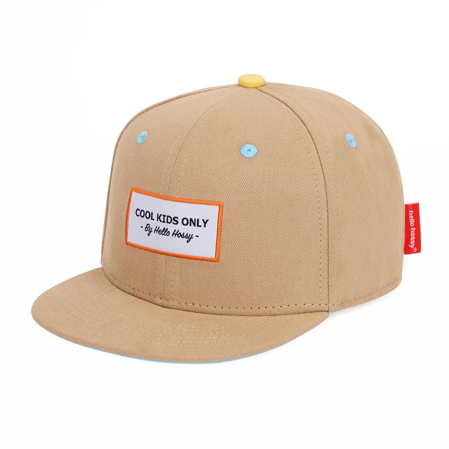 Casquette Parents-Enfants Mini Sandy, visière plate, matchy-matchy, 100% coton biologique, dès 9 mois, Cool Kids Only !