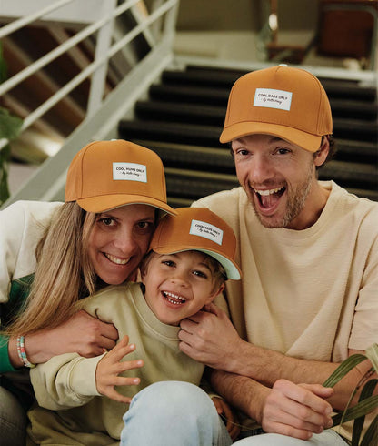 Casquette Parents-Enfants Mini Peanut, visière courbée, matchy-matchy, 100% coton biologique, dès 9 mois, Cool Kids Only !