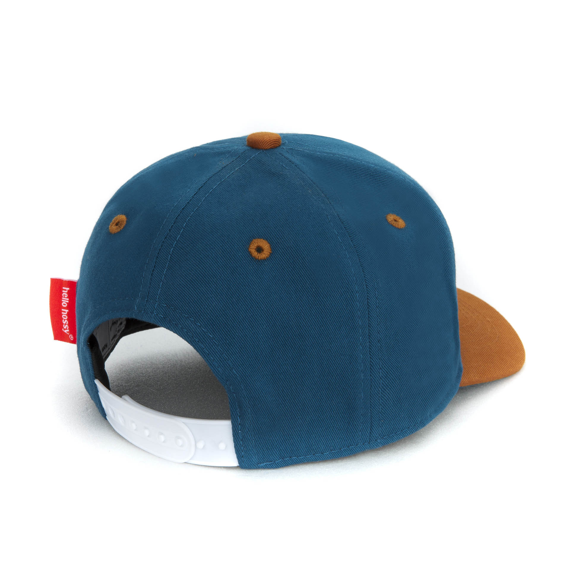 Casquette Parents-Enfants Mini Duck Blue, visière courbée, matchy-matchy, 100% coton biologique, dès 9 mois, Cool Kids Only !