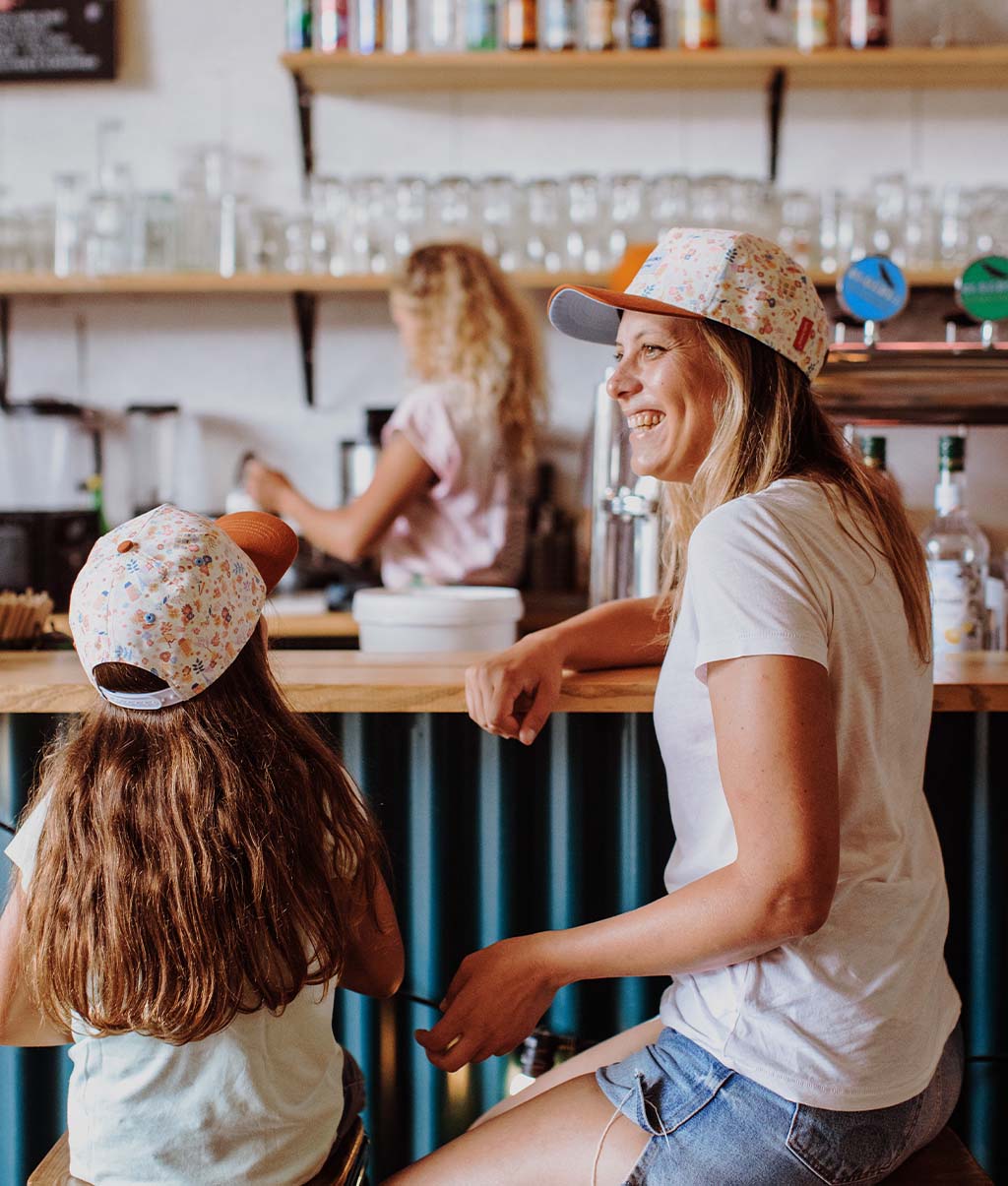 Casquette Parents-Enfant Dried Flowers, visière courbée, matchy-matchy, éco-responsable, dès 9 mois, Cool Kids Only !