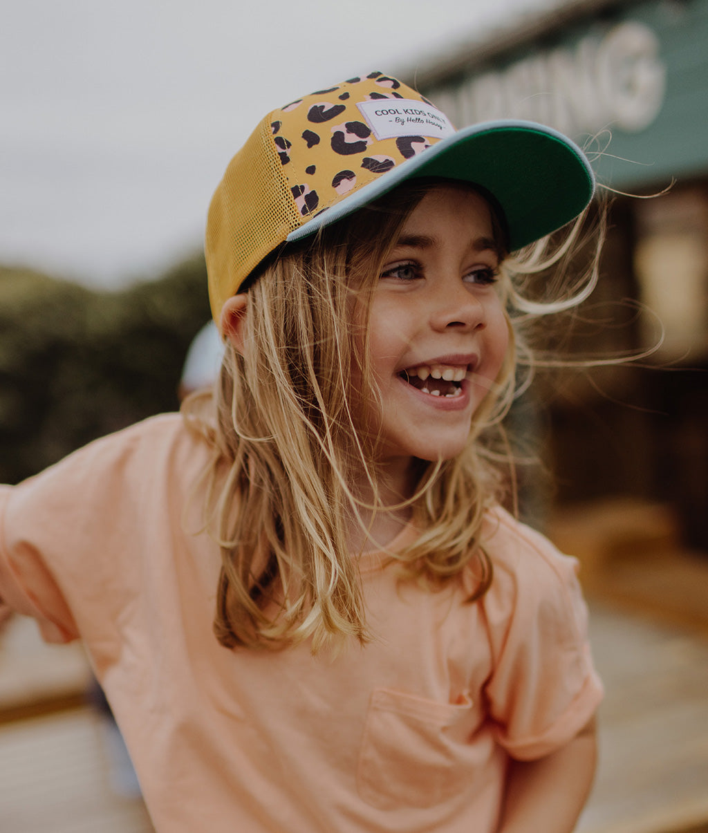 Casquette Enfants Panther, style Trucker, éco-responsable, certifiée Oeko-Tex, dès 9 mois, Cool Kids Only !