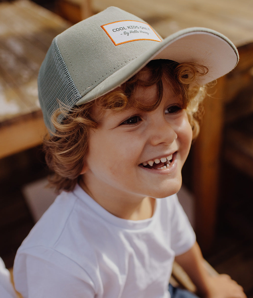 Casquette Parents-Enfants Mini Olive, style Trucker, matchy-matchy, éco-responsable, dès 9 mois, Cool Kids Only !