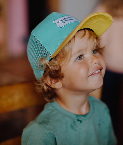 Casquette Parents-Enfants Mini Agave, style Trucker, matchy-matchy, éco-responsable, dès 9 mois, Cool Kids Only !