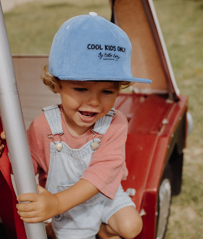 Casquette Parents-Enfants Mini Açaï, visière plate, velours, certifiée Oeko-Tex, dès 9 mois, Cool Kids Only !