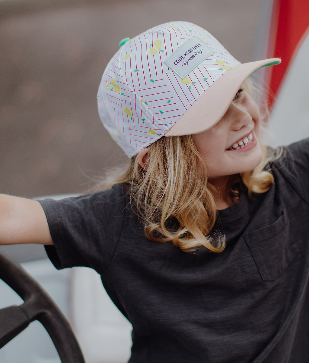 Casquette Enfants Pear, visière courbée, éco-responsable, certifiée Oeko-Tex, dès 9 mois, Cool Kids Only !