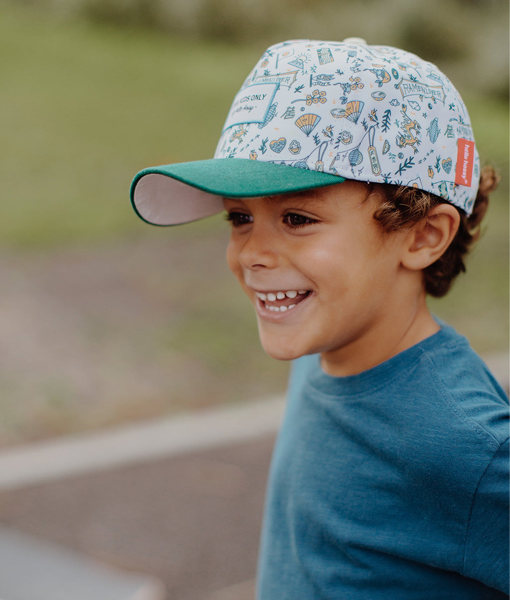 Casquette Enfants Japan, visière courbée, éco-responsable, certifiée Oeko-Tex, dès 9 mois, Cool Kids Only !