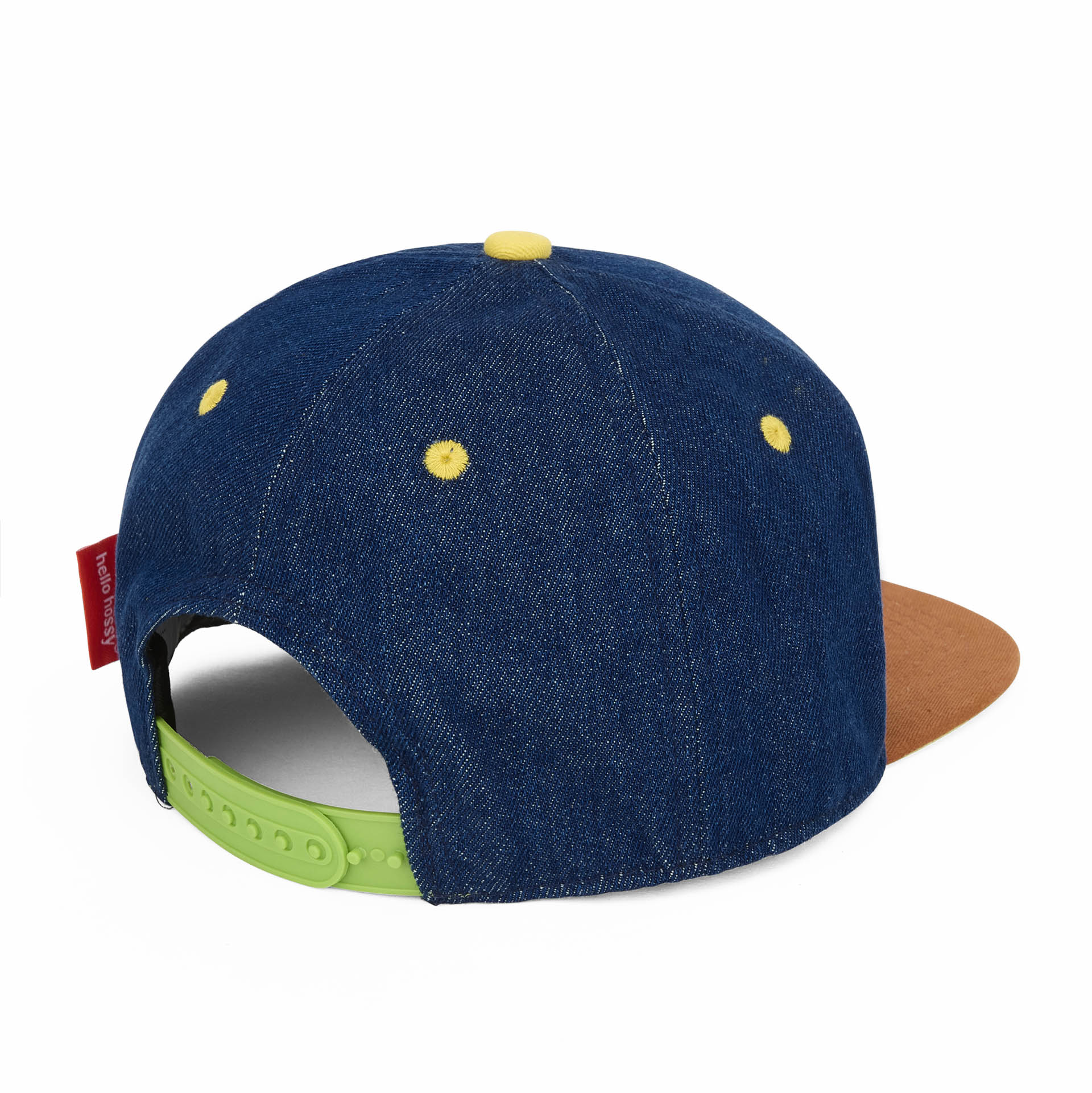 Casquette Enfants Jean Explorer, visière plate, coton biologique, certifiée Oeko-Tex, dès 9 mois, Cool Kids Only !