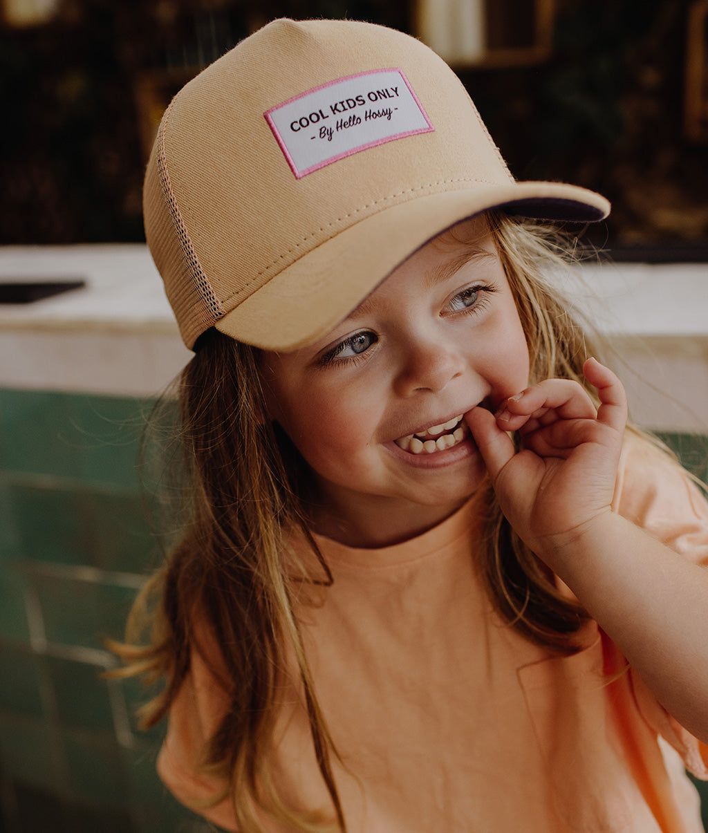 Casquette Enfants Mini Melba, style Trucker, éco-responsable, certifiée Oeko-Tex, dès 9 mois, Cool Kids Only !