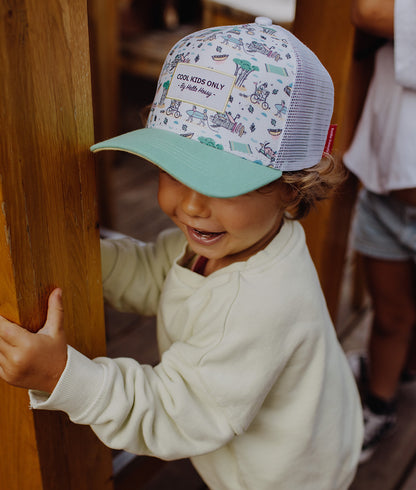 Casquette Enfants Lalalandes, style Trucker, éco-responsable, certifiée Oeko-Tex, dès 9 mois, Cool Kids Only !