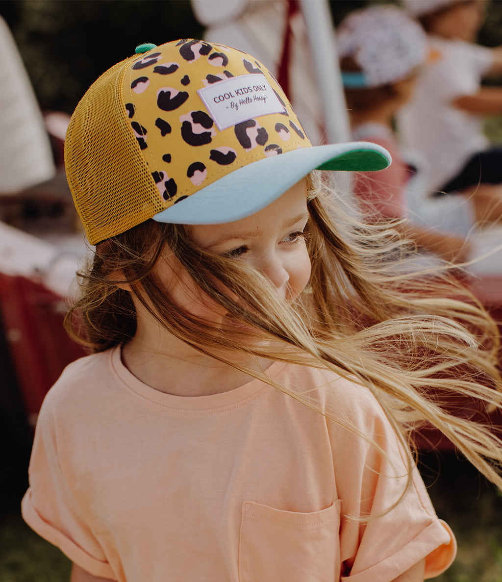 Casquette Enfants Panther, style Trucker, éco-responsable, certifiée Oeko-Tex, dès 9 mois, Cool Kids Only !