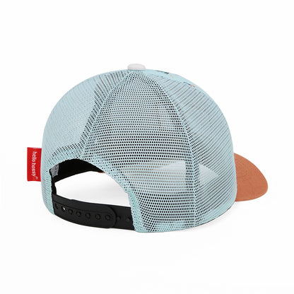 Casquette Enfants Blue Island, style Trucker, éco-responsable, certifiée Oeko-Tex, dès 9 mois, Cool Kids Only !