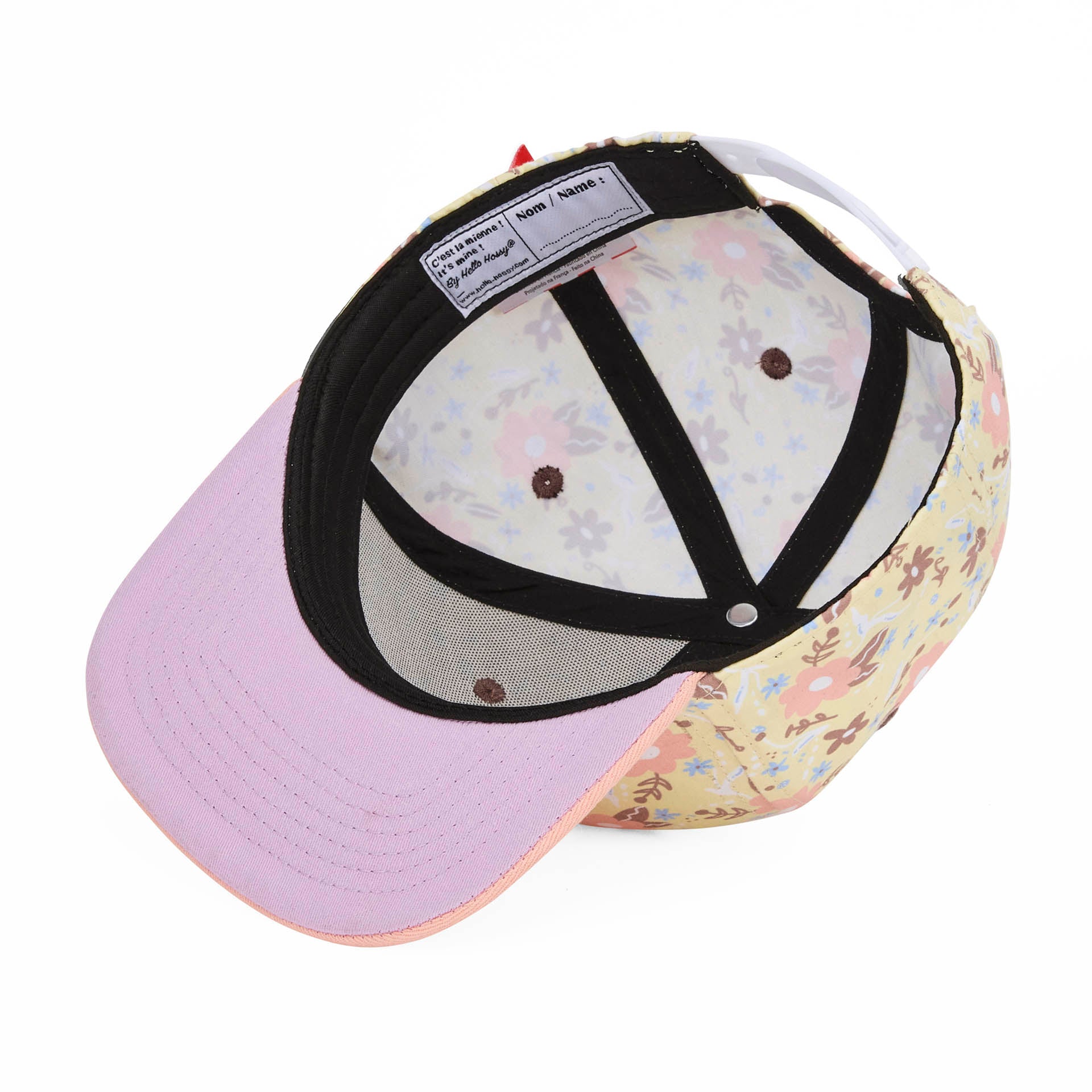 Casquette Enfants Pastel Blossom, visière plate, éco-responsable, certifiée Oeko-Tex, dès 9 mois, Cool Kids Only !