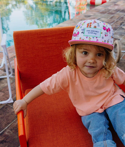 Kinderpet met fruit prints en kleurrijke motieven Hello Hossy
