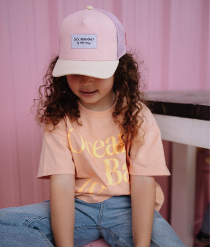 Casquette Mini Powder Pink Enfants & Bébés, Cool Kids Only, Hello Hossy