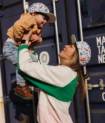 Casquette Parents-Enfants Hossegor, visière plate, matchy-matchy, éco-responsable, dès 9 mois, Cool Kids Only !