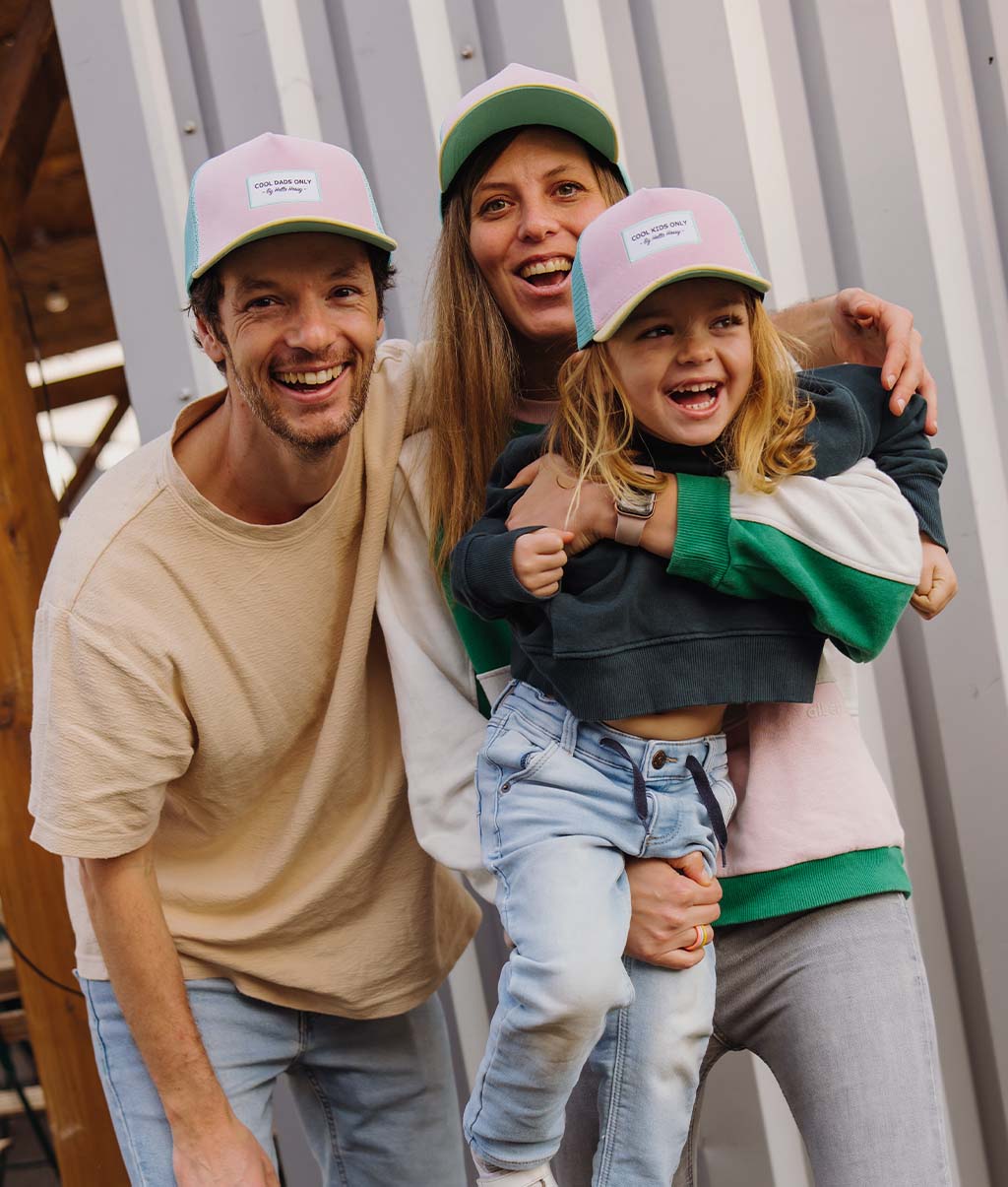 Casquette Parents-Enfants Mini Poppy, style Trucker, matchy-matchy, éco-responsable, dès 9 mois, Cool Kids Only !