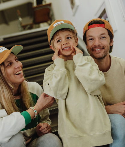 Casquette Parents-Enfants Mini Peanut, visière courbée, matchy-matchy, 100% coton biologique, dès 9 mois, Cool Kids Only !