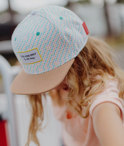 Casquette Enfants Square, visière plate, éco-responsable, certifiée Oeko-Tex, dès 9 mois, Cool Kids Only !