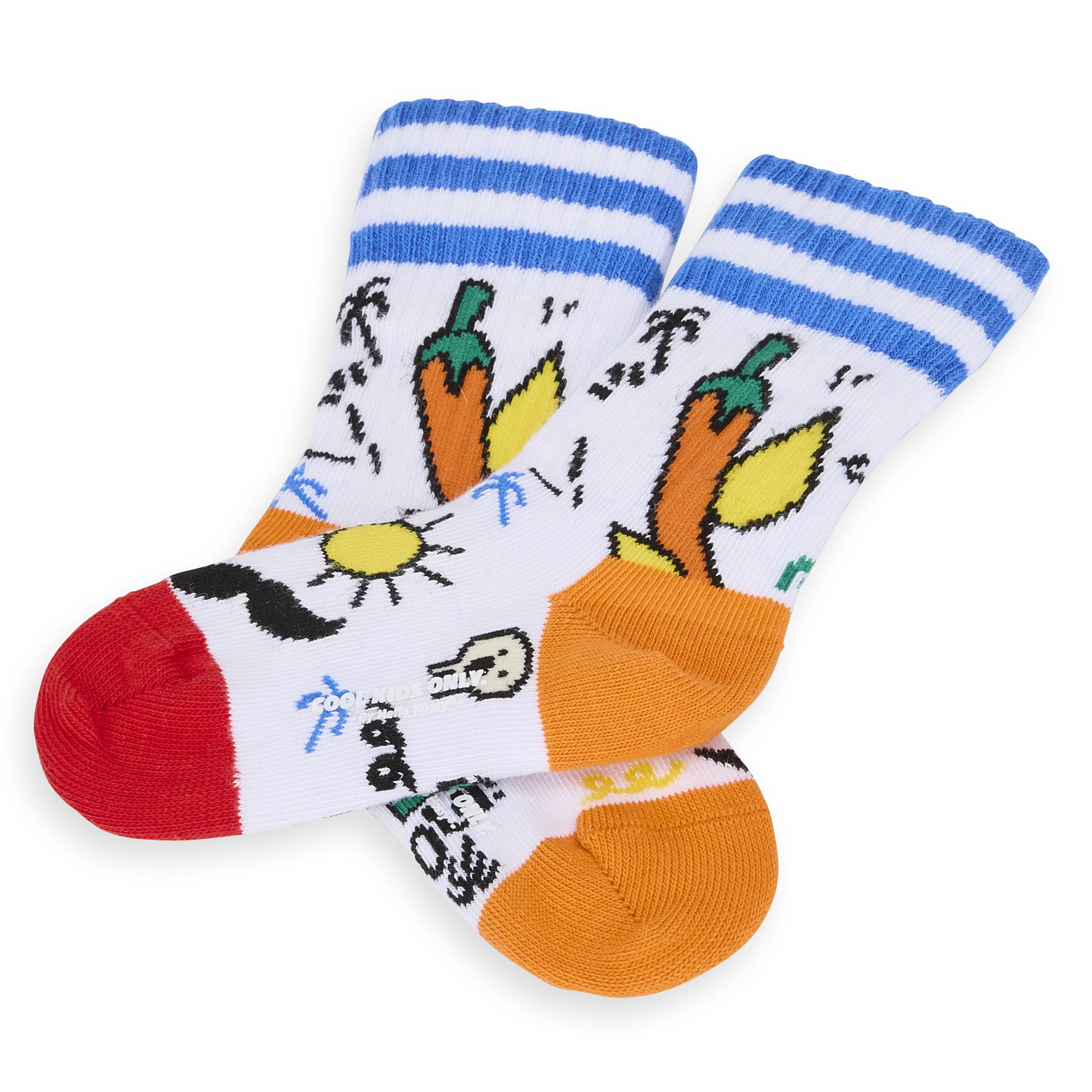 Chaussettes Enfants Mexico, coton biologique, accessoire coloré, cadeau enfant, dès 1 an, Cool Kids Only !