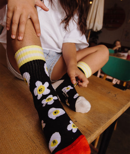 Chaussettes Enfants Eggs, coton biologique, accessoire coloré, cadeau enfant, dès 1 an, Cool Kids Only !