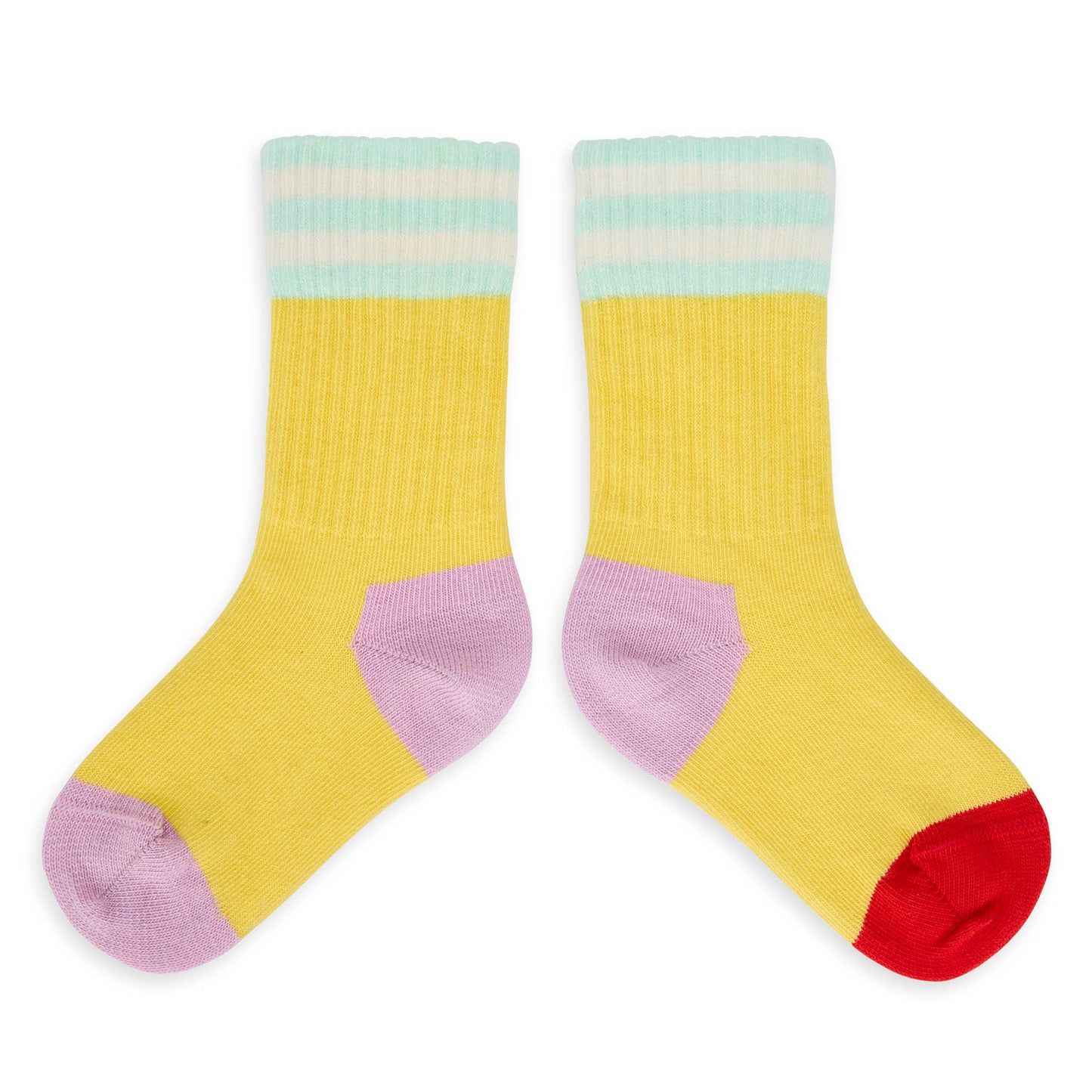 Chaussettes Enfants Mini Sunshine, coton biologique, accessoire coloré, cadeau enfant, dès 1 an, Cool Kids Only !