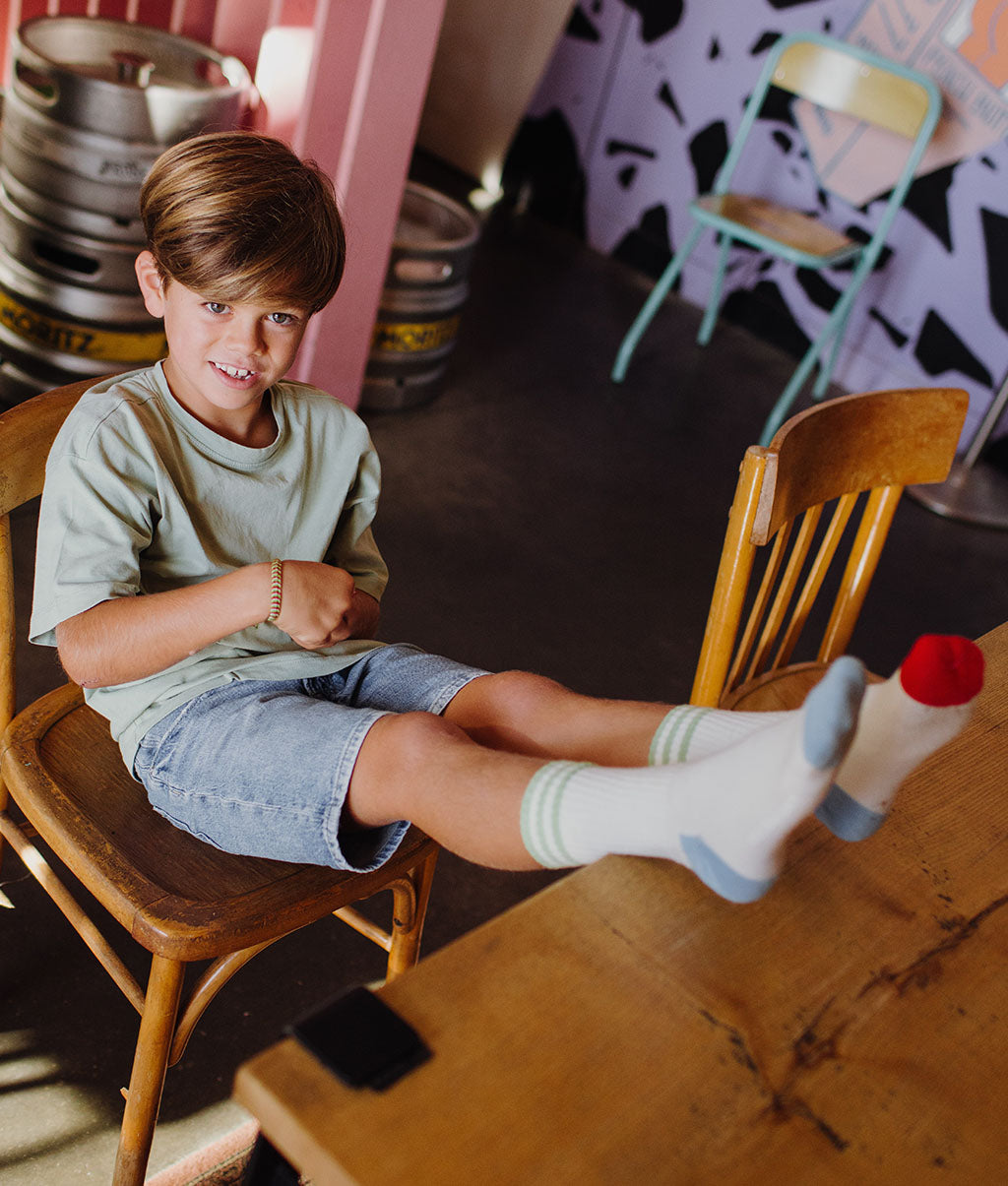 Chaussettes Enfants Mini Creamy, coton biologique, accessoire coloré, cadeau enfant, dès 1 an, Cool Kids Only !