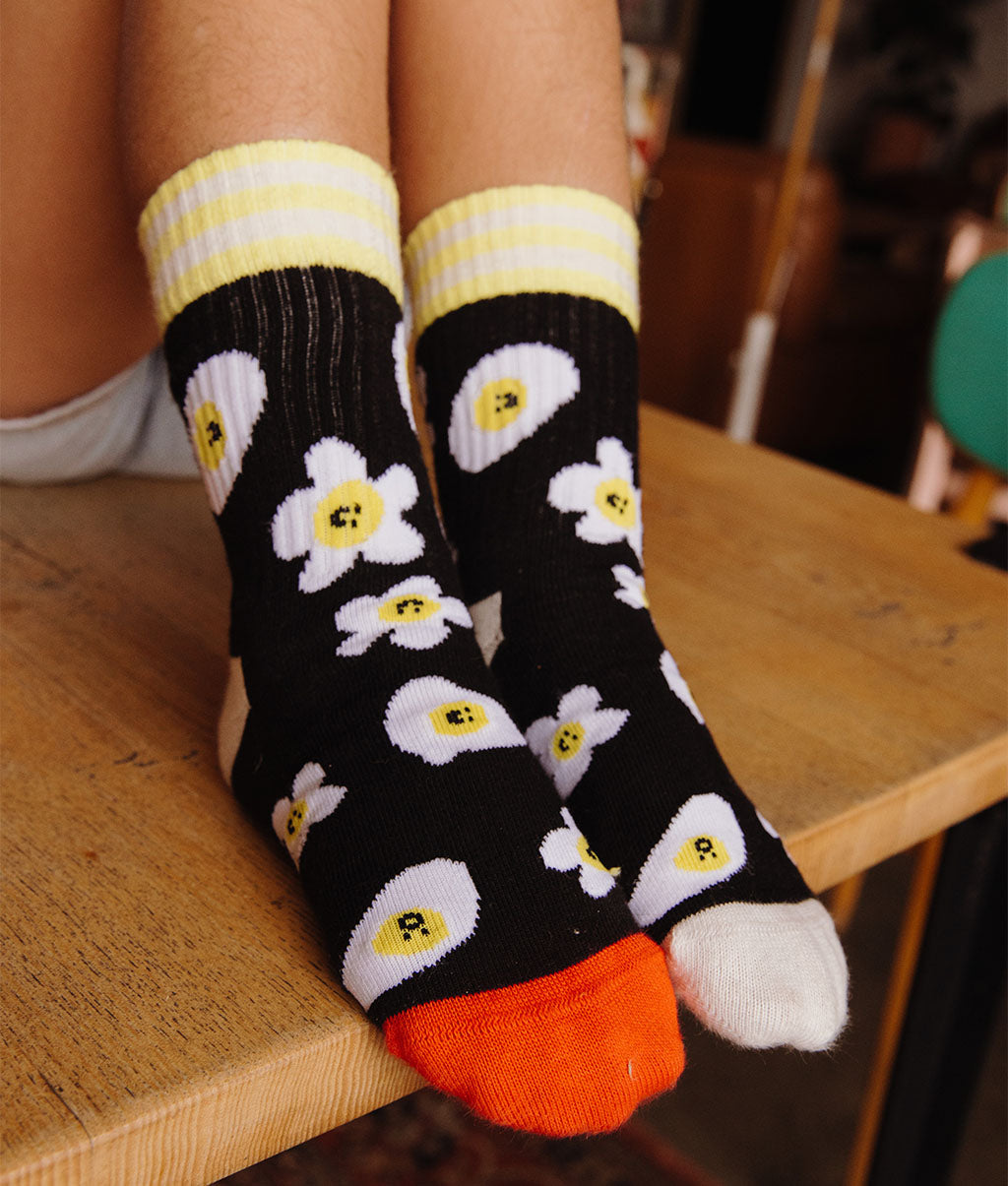 Chaussettes Enfants Eggs, coton biologique, accessoire coloré, cadeau enfant, dès 1 an, Cool Kids Only !