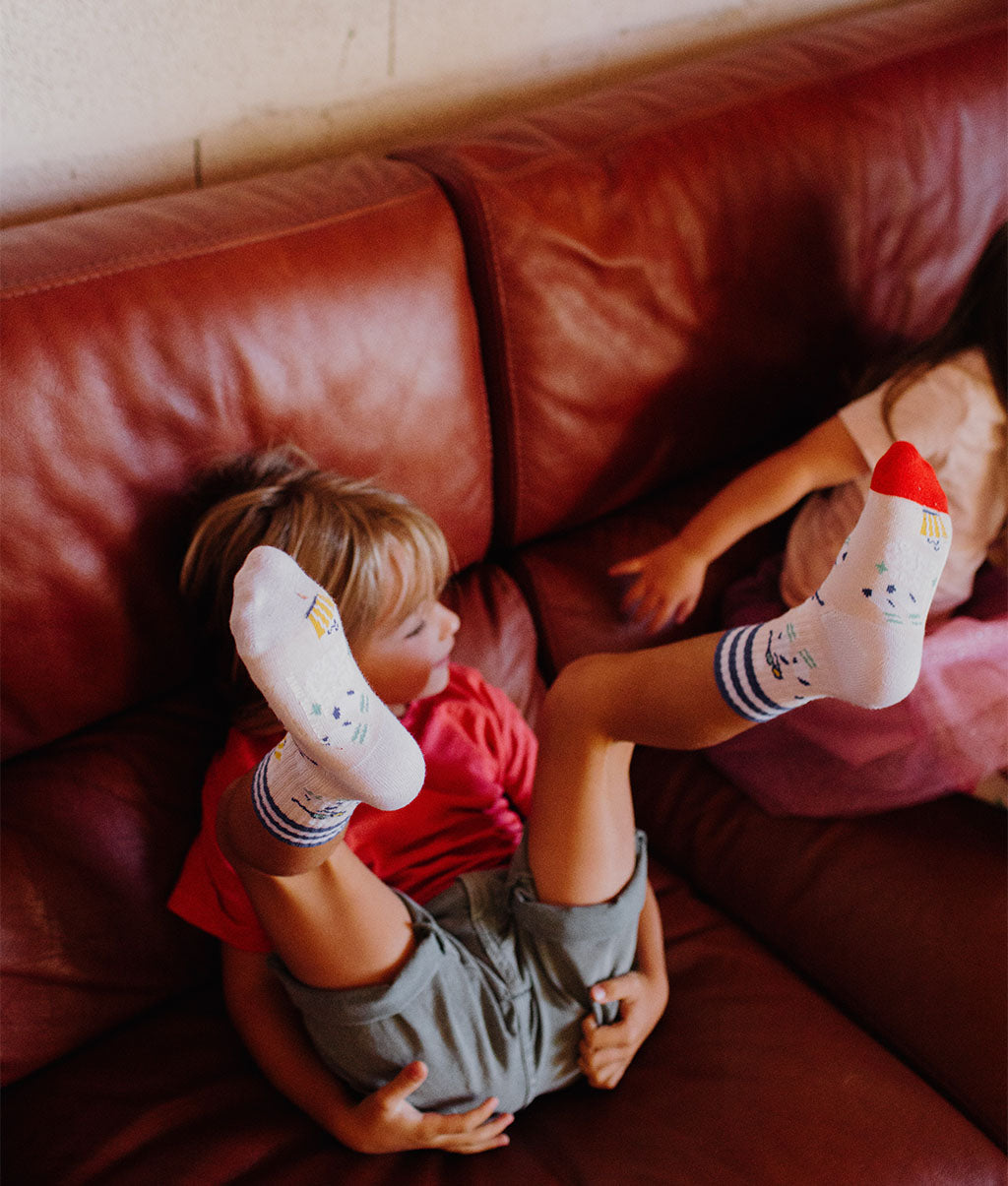 Chaussettes Enfants Enjoy, coton biologique, accessoire coloré, cadeau enfant, dès 1 an, Cool Kids Only !