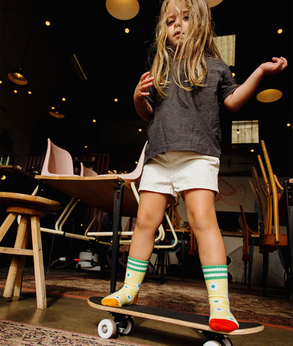 Chaussettes Enfants Hippie, coton biologique, accessoire coloré, cadeau enfant, dès 1 an, Cool Kids Only !