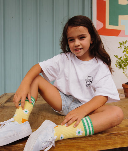 Chaussettes Enfants Hippie, coton biologique, accessoire coloré, cadeau enfant, dès 1 an, Cool Kids Only !