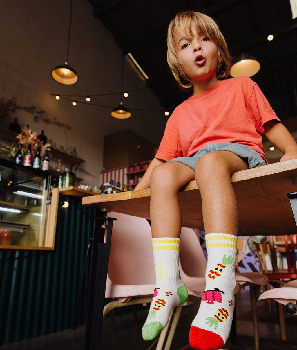 Chaussettes Enfants Cool Trip, coton biologique, accessoire coloré, cadeau enfant, dès 1 an, Cool Kids Only !