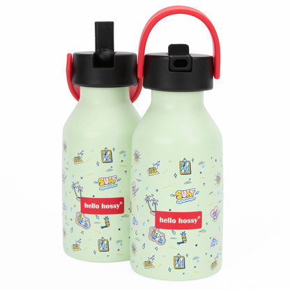 Gourde Enfants Aloha : Isotherme, 350ml, adaptée aux enfants, Cool Kids Only !