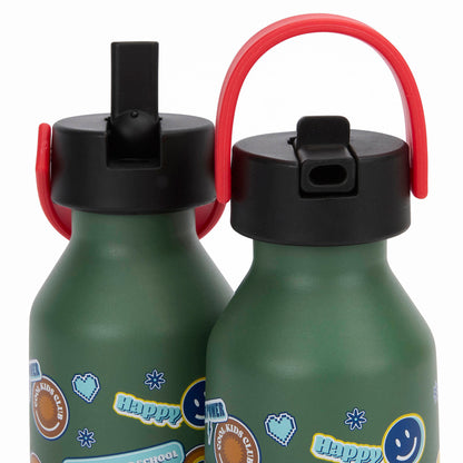 Gourde Enfants Smiley : Isotherme, 350ml, adaptée aux enfants, Cool Kids Only !