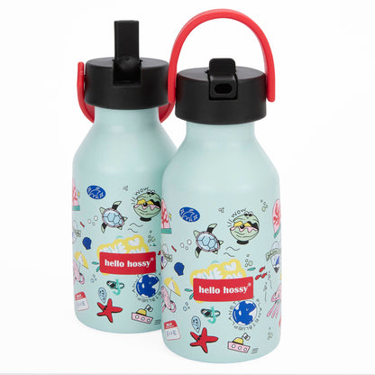 Gourde Enfants Ocean Lover : Isotherme, 350ml, adaptée aux enfants, Cool Kids Only !