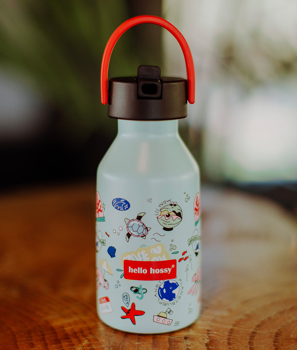 Gourde Enfants Ocean Lover : Isotherme, 350ml, adaptée aux enfants, Cool Kids Only !