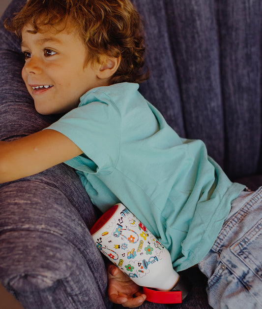 Gourde Enfants Chill : Isotherme, 350ml, adaptée aux enfants, Cool Kids Only !