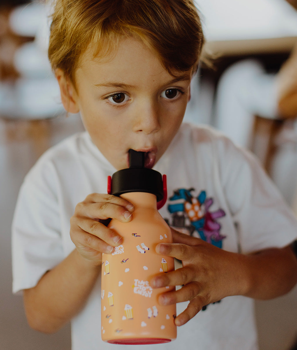 Gourde Enfants Enjoy : Isotherme, 350ml, adaptée aux enfants, Cool Kids Only !