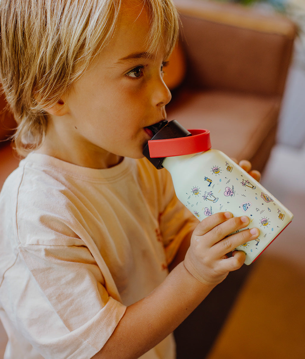 Gourde Enfants Aloha : Isotherme, 350ml, adaptée aux enfants, Cool Kids Only !