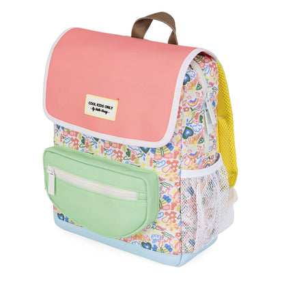 Rugzak kind multicolore art motief Groen zak Hello Hossy