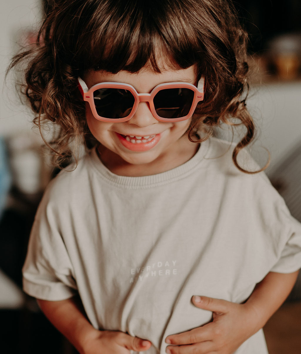 Lunettes de soleil Enfants Hossy Vera, colorées, verres catégorie 3, UV400, verres polarisés, dès 2 ans, Cool Kids Only !