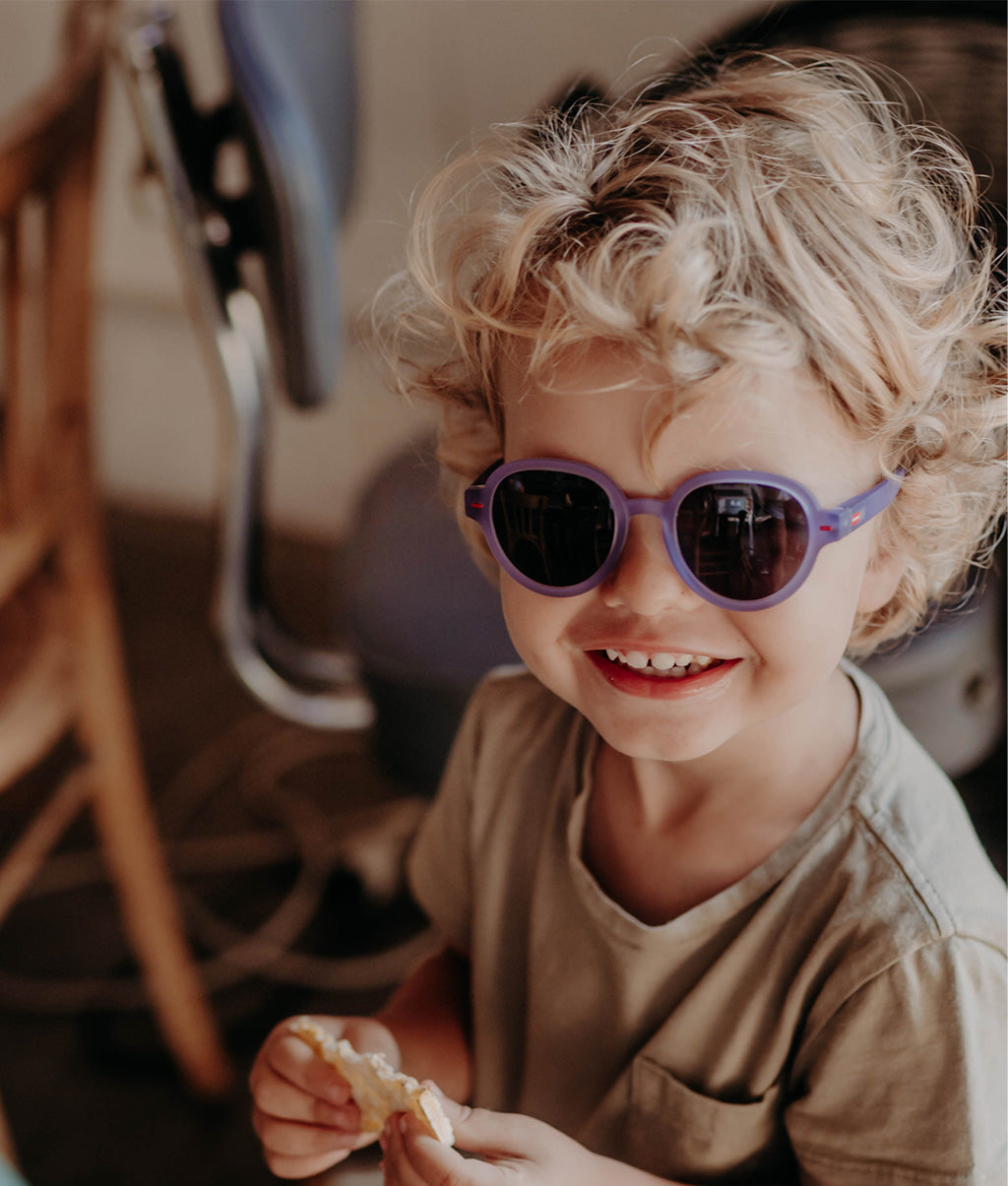 Lunettes de soleil Enfants Megy Alba, colorées, verres catégorie 3, UV400, verres polarisés, dès 2 ans, Cool Kids Only !