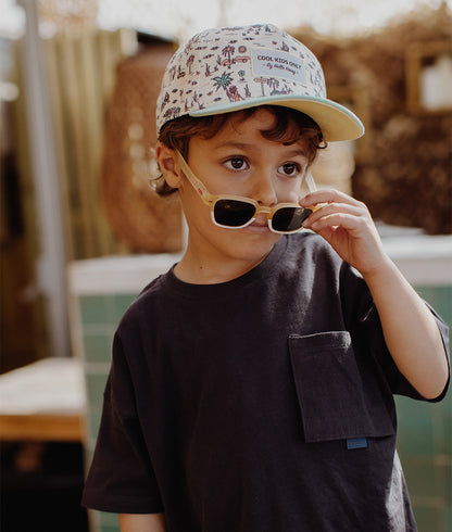 Lunettes de soleil Enfants Mini Edie, colorées, verres catégorie 3, UV400, verres polarisés, dès 2 ans, Cool Kids Only !