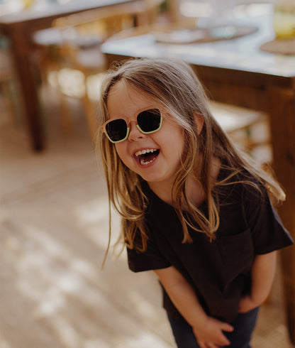 Lunettes de soleil Enfants Mini Mia, colorées, verres catégorie 3, UV400, verres polarisés, dès 2 ans, Cool Kids Only !