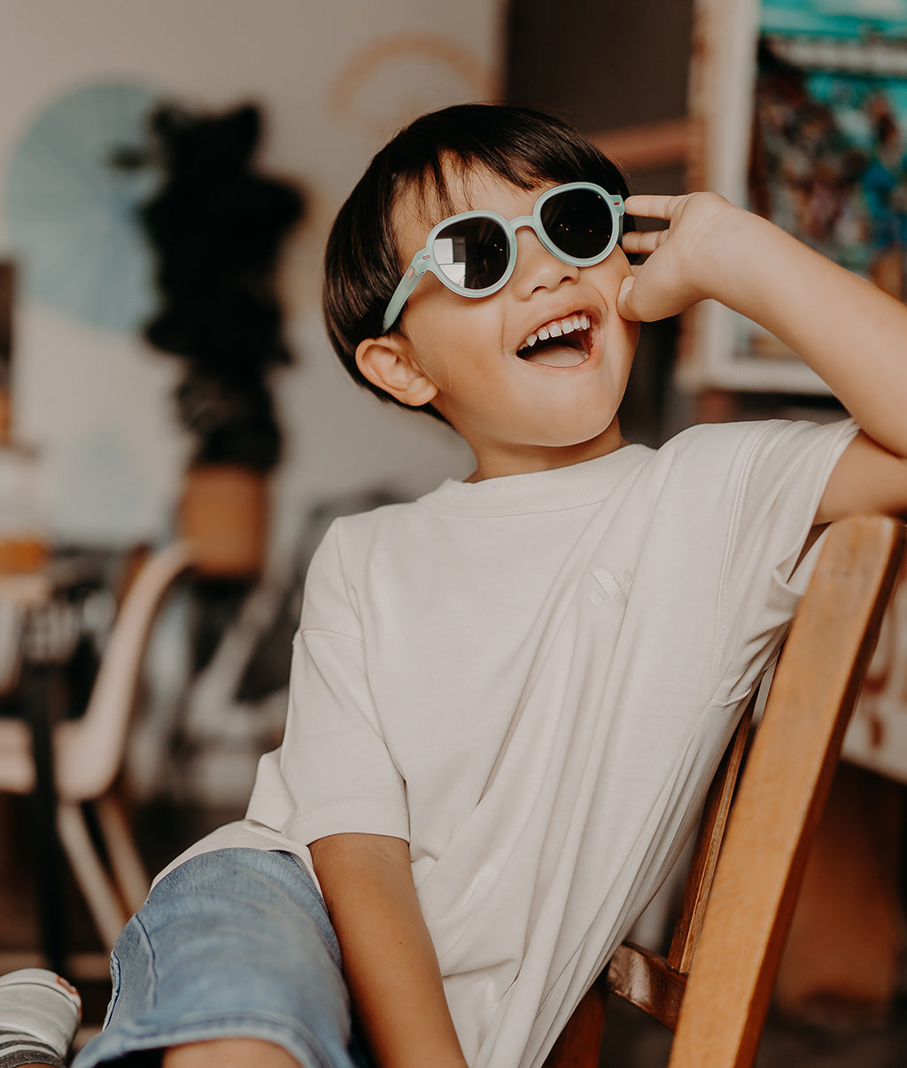 Lunettes de soleil Enfants Megy Lewis, colorées, verres catégorie 3, UV400, verres polarisés, dès 2 ans, Cool Kids Only !