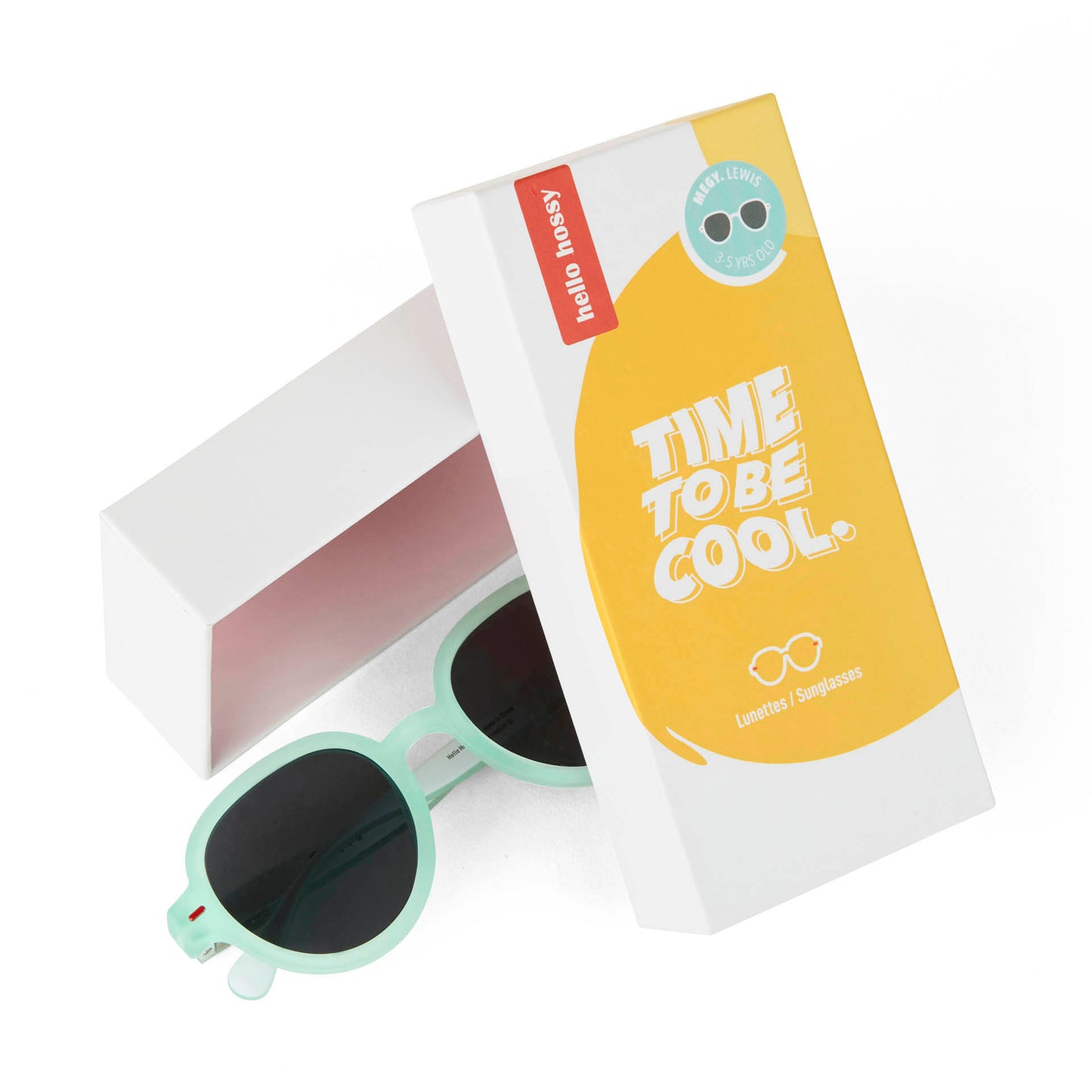 Lunettes de soleil Enfants Megy Lewis, colorées, verres catégorie 3, UV400, verres polarisés, dès 2 ans, Cool Kids Only !